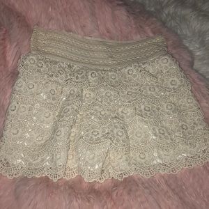 ruffle shorts